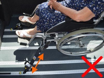 Dignity Travel wheelchair restraints