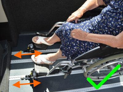 Dignity Travel wheelchair restraints